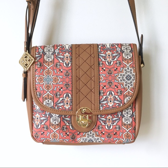 Nanette Lepore Handbags - NWOT Nanette Lepore Floral Vegan Leather Crossbody